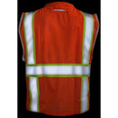 RK Safety Class 2 D-Ring Two Tone Mesh Vest - P6611& P6612 (Orange, Lime)-New York Hi-Viz Workwear-RK Safety
