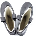 Insulated Waterproof Fur Interior Rubber Sole Winter Rain Boots-RKBW-BK-RK Guard-RK Safety