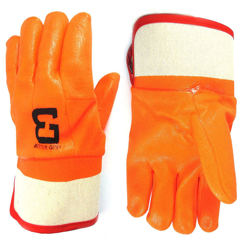 Better Grip® Sandy finished PVC Coated-Supported Glove - BG105ORG-Better Grip-RK Safety