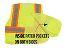 Class 2 Hi Viz Safety Vest with Reflective Strips and Pockets -SAZ8211& SAZ8212(Orange, Lime)-New York Hi-Viz Workwear-RK Safety
