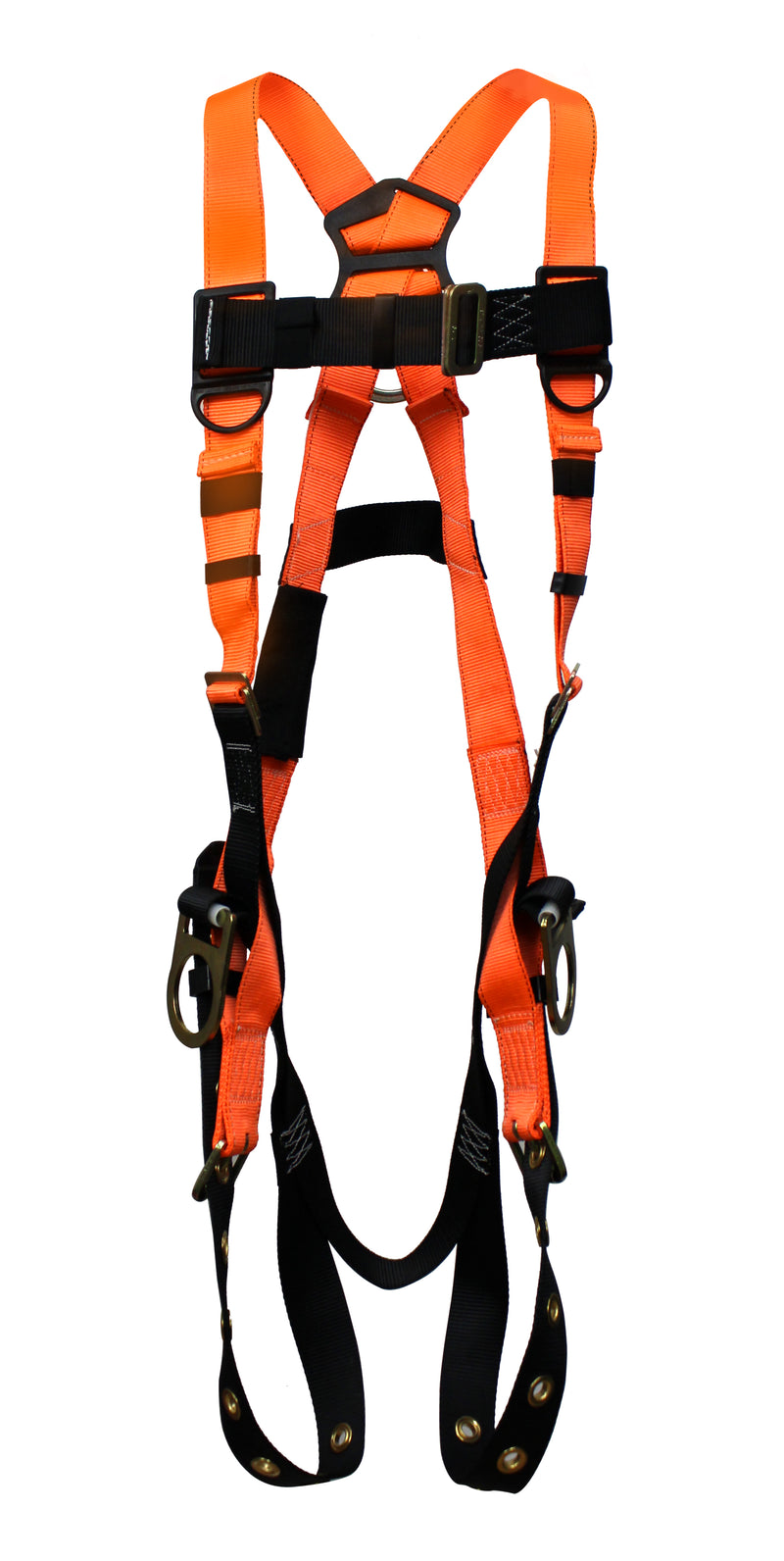 Spidergard SPH002 Three D-Ring Full Body Fall Protection Safety Harness (Yellow, L-XL) (1 Pack, Orange)-RK Safety-RK Safety
