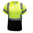 Class 3 Hi-Vis T Shirt with Moisture Wicking Mesh Orange/ Lime- BFS8511/2-New York Hi-Viz Workwear-RK Safety