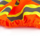 RK-GAITERS-OR Hi-Viz Contrasting Trim Leg Gaiters, Polyester oxford w/ PU coating, Orange-New York Hi-Viz Workwear-RK Safety