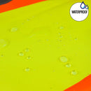 RK-GAITERS-LM Hi-Viz Contrasting Trim Leg Gaiters, Polyester oxford w/ PU coating, Lime-New York Hi-Viz Workwear-RK Safety