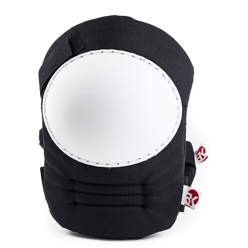 RK Safety Kneepad with White Hard Shell, Stitched Poly Cap-RK Safety-RK Safety