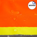 RK-GAITERS-OR Hi-Viz Contrasting Trim Leg Gaiters, Polyester oxford w/ PU coating, Orange-New York Hi-Viz Workwear-RK Safety