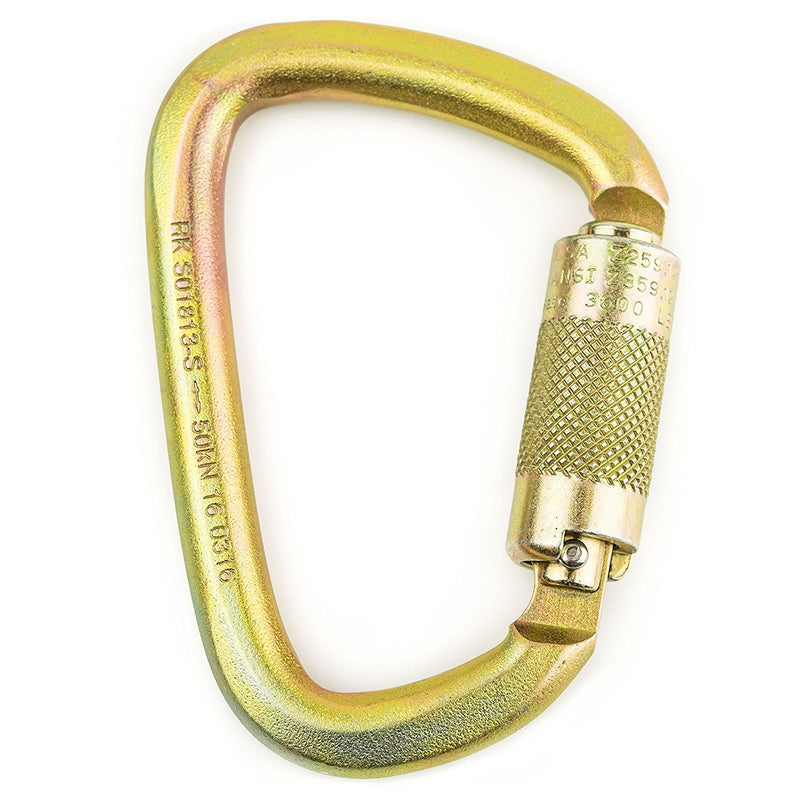 Spidergard Steel Carabiner 50kn Twist Auto Lock, ANSI Certified-Spidergard-RK Safety