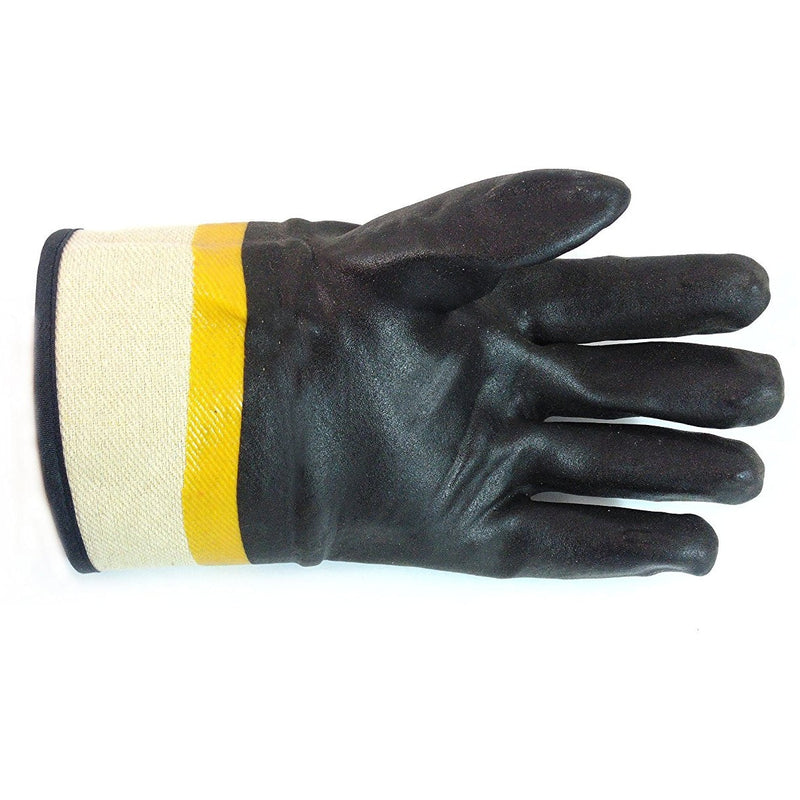 Better Grip® Sandy finished PVC Coated-Supported Glove - BG105BLK/YEL-Better Grip-RK Safety