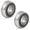 (Set of 2) NK Hand Truck Tire Flanged Precision Ball Bearings for 5/8" ID x 1-3/8" OD-NK-RK Safety