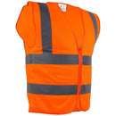 RK Safety High Visibility Safety Vest, ANSI/ ISEA Standard - Z7411&Z7412(Orange, Lime)-New York Hi-Viz Workwear-RK Safety