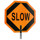 RK STSL Stop/Slow Paddle Sign, Aluminum, 6" Polygrip Handle-RK Safety-RK Safety