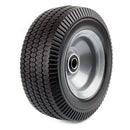 NK 8" x 3.5" Solid Rubber Flat Free Tubeless Wheel - WFF8-NK-RK Safety