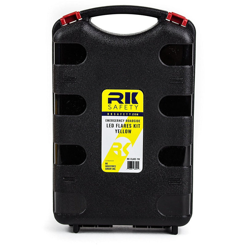 Reusable LED Emergency Roadside 2 Beacon Flares Kits - Orange-RK Safety-RK Safety