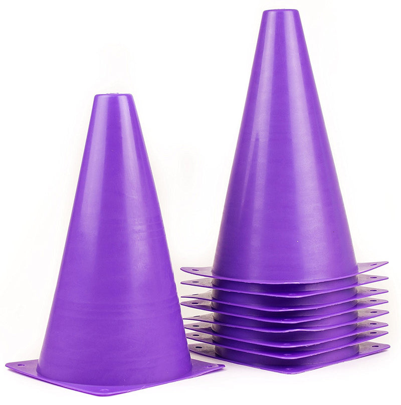 RK Sports Plastic Sport 12 inch Cones - Purple-RK Safety-RK Safety