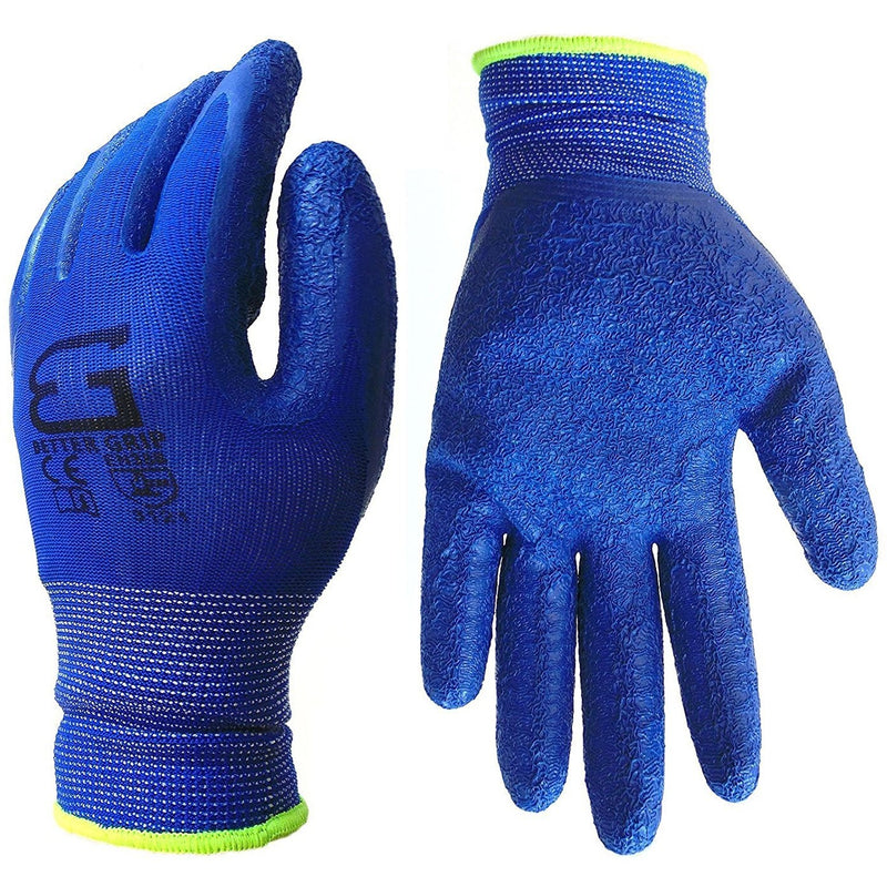 Better Grip® Nylon Gloves Textured Latex Coating Gripping - BGSCLDB-Better Grip-RK Safety