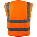 RK Safety High Visibility Safety Vest, ANSI/ ISEA Standard - Z7411&Z7412(Orange, Lime)-New York Hi-Viz Workwear-RK Safety