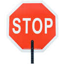 RK STSL Stop/Slow Paddle Sign, Aluminum, 6" Polygrip Handle-RK Safety-RK Safety