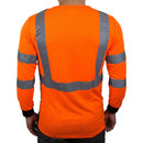 BFL8711;2 Class 3 Hi-Vis T Shirt with Moisture Wicking Mesh-(Lime/ Orange)-New York Hi-Viz Workwear-RK Safety