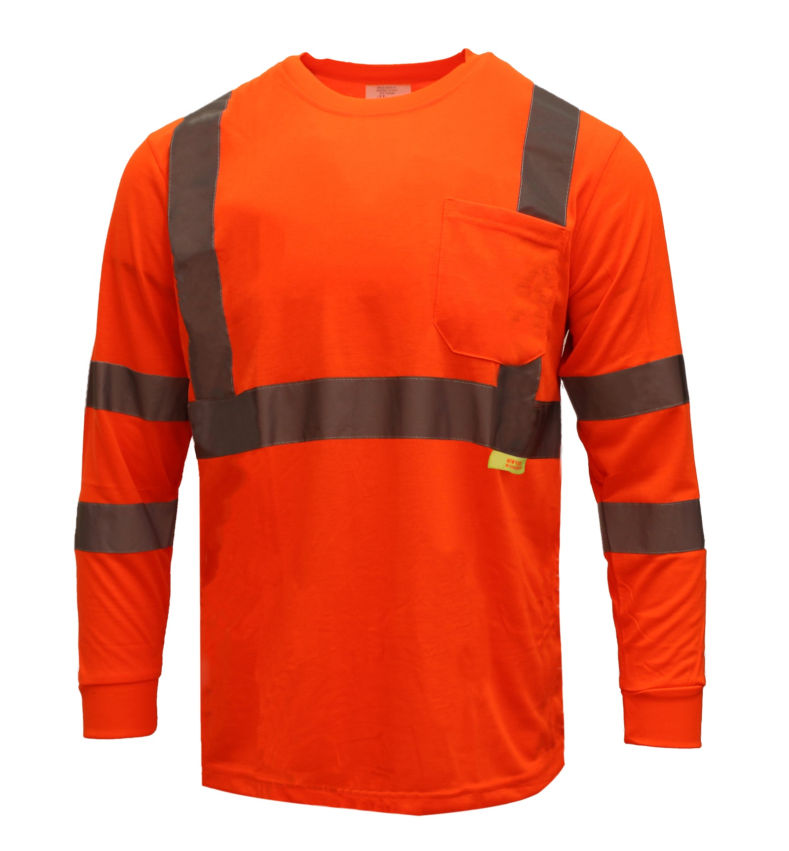 Class 3 High Visibility Reflective Long Sleeve Safety Shirts