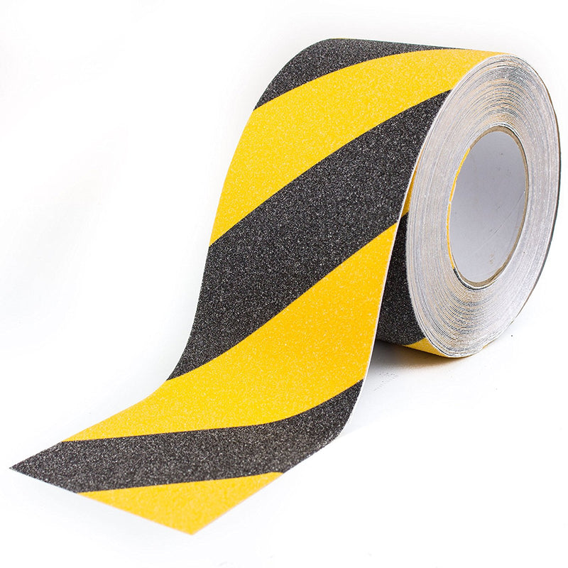 RK Safety 4" X 60' Black & Yellow Color Anti Slip Track Tape-RK Safety-RK Safety