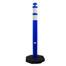 Traffic 42" Delineator Posts with 13 lbs Bases, Blue-RK Safety-RK Safety