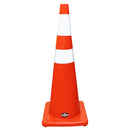 RK Safety 36" Orange Traffic PVC Cones with 6" + 4" Reflective Collars, Orange Base-RK Safety-RK Safety