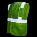 Class 2 High Vis Safety Vest with Reflective Strips - M8511& M8512 (Orange, Lime)-New York Hi-Viz Workwear-RK Safety