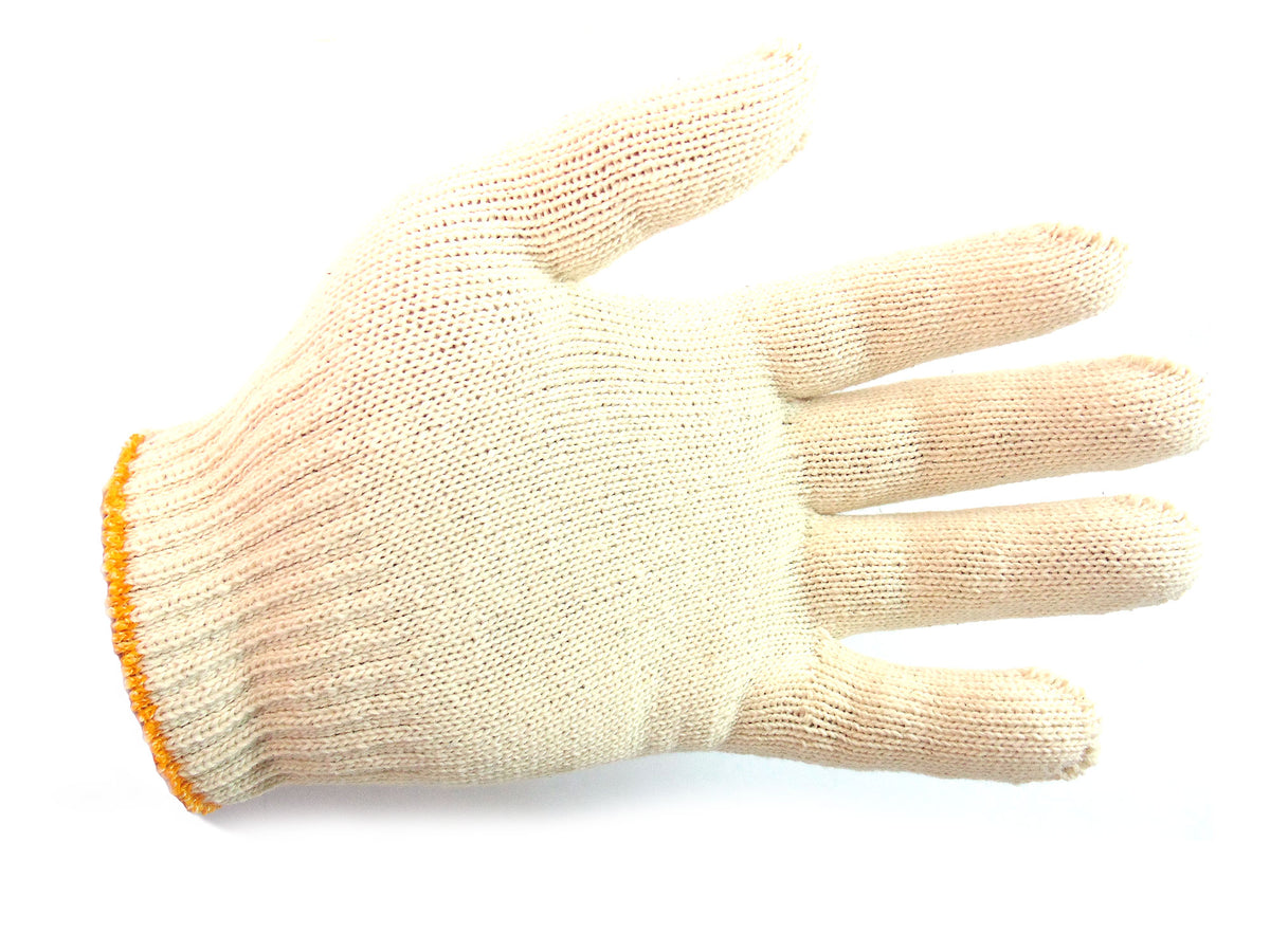 300 Pairs String Knit Red Palm Latex Dipped Gloves, Made in