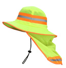 RK Sun Shade Reflective Stripe Hard Hat Accessory Neck Shield (Pack of 1, Hi-Vis Orange/Lime)-RK-HNS-OR-1,RK-HNS-LM-1-RK Safety-RK Safety
