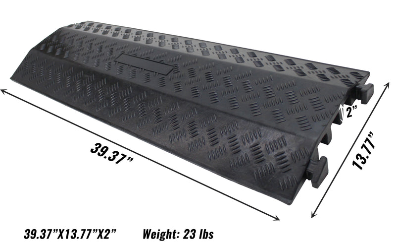 RK Safety RK-CR6 3 Channel Cable/Hose Protector Ramp-RK Safety-RK Safety