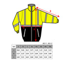 Men's Ansi Class 3 High Visibility Safety Bomber Jacket With Zipper, PVC Pocket, Black Bottom and Detachable sleeve- J8511-RK Safety-RK Safety