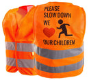 RK Safety Hi Vis Kids Safety Vest - Orange-New York Hi-Viz Workwear-RK Safety
