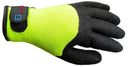 Better Grip BGWLAC3/4V Safety Winter Insulated Crinkle Finished 3/4 Latex Coated Work Gloves, 3 Pairs/ Pack (Hi-Vis Lime with Velcro)-RK Safety-RK Safety