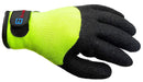 Better Grip BGWLAC3/4V Safety Winter Insulated Crinkle Finished 3/4 Latex Coated Work Gloves, 3 Pairs/ Pack (Hi-Vis Lime with Velcro)-RK Safety-RK Safety