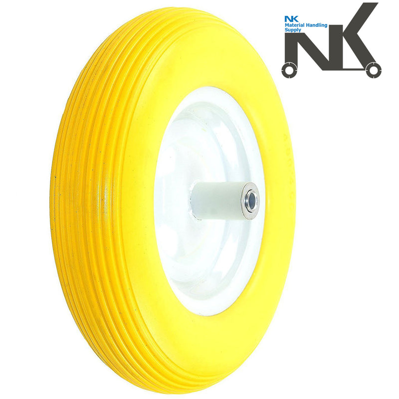 NK WFF16-YEL Flat-Free Wheelbarrow Tire-NK-RK Safety