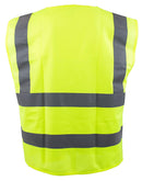 RK Safety High Visibility Safety Vest, ANSI/ ISEA Standard - Z7411&Z7412(Orange, Lime)-New York Hi-Viz Workwear-RK Safety