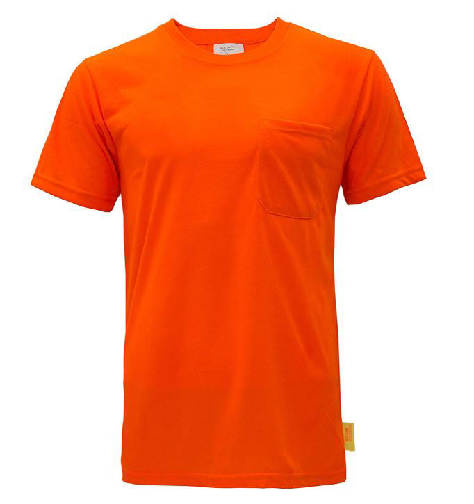 Short Sleeve High-Vis Force Color Enhanced Safety Shirt - S3111-New York Hi-Viz Workwear-RK Safety