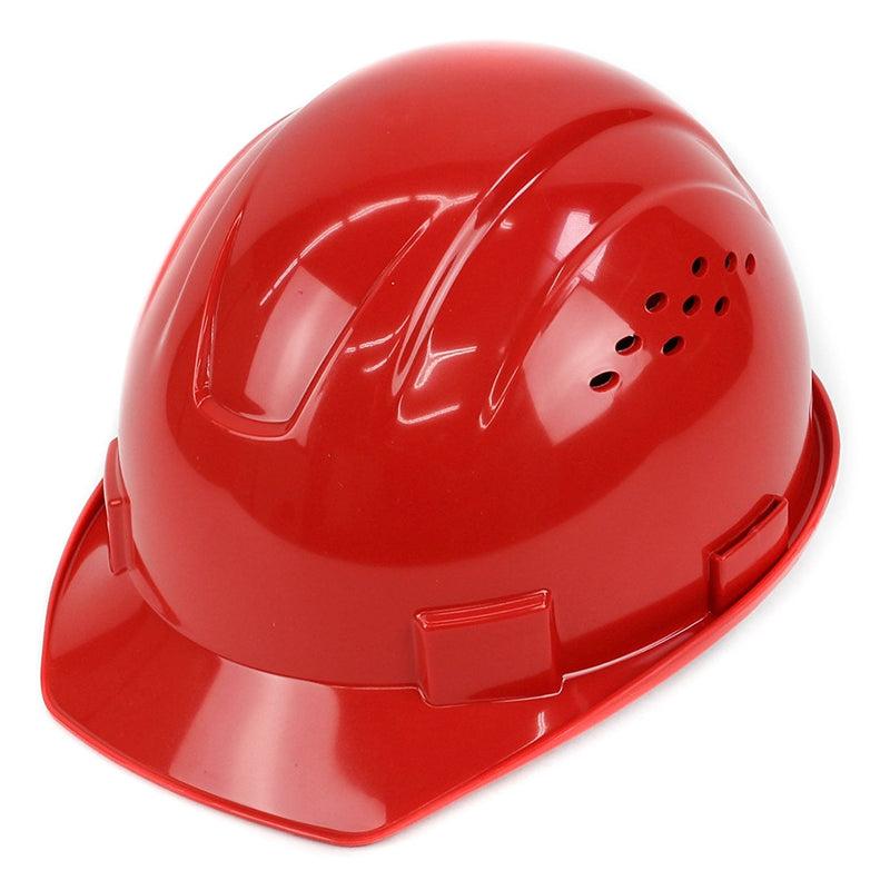 RK Safety RK-HP14-RD Hard Hat Cap Style with 4 Point Ratchet Suspension (Red)-RK Safety-RK Safety