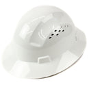 RK Safety RK-HP24-WH White Hard Hat Brim Style with 4 Point Ratchet Suspension-RK Safety-RK Safety