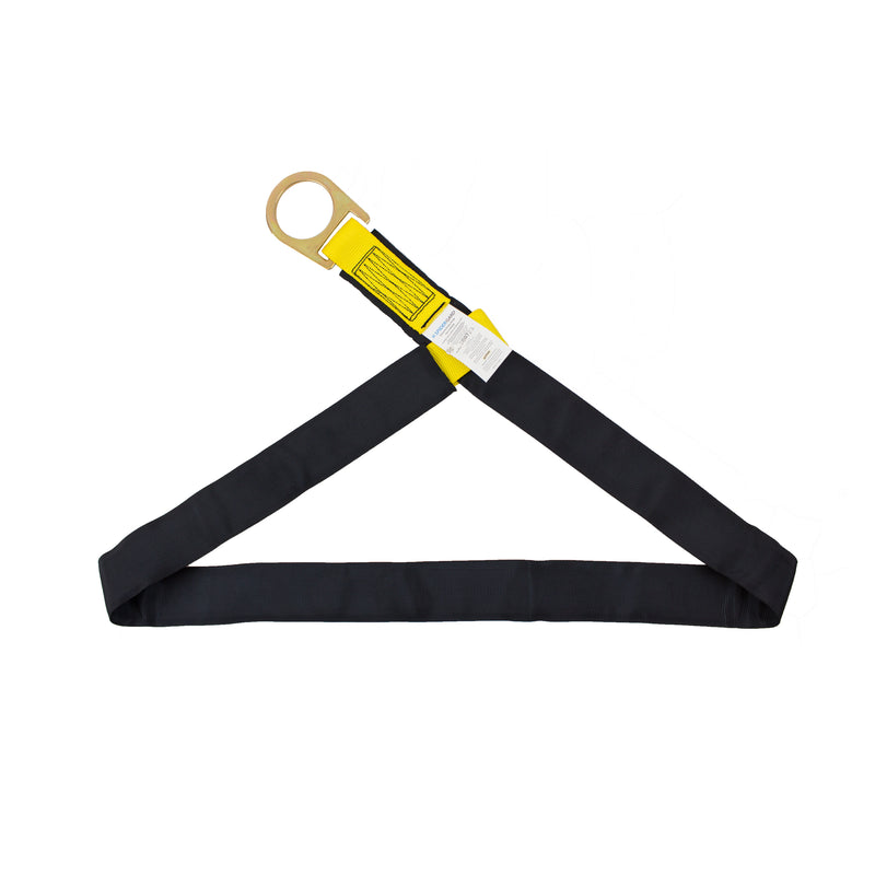 Spidergard SPA202 Fall Protection 6-Foot Loop and D-Ring End Concrete Anchor Strap with Protective Sheathing, Yellow Black-Spidergard-RK Safety