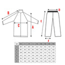 Navy PVC Polyester 3-Piece Rain Suit | Jacket, Hoodie, Pants-RW-PP-NVY33-RK Safety-RK Safety