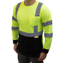 BFL8711;2 Class 3 Hi-Vis T Shirt with Moisture Wicking Mesh-(Lime/ Orange)-New York Hi-Viz Workwear-RK Safety