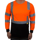 BFL8711;2 Class 3 Hi-Vis T Shirt with Moisture Wicking Mesh-(Lime/ Orange)-New York Hi-Viz Workwear-RK Safety