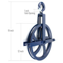 RK-GW12 Heavy-Duty 12 -Inch Diameter Gin Wheel, Gin Block-Spidergard-RK Safety