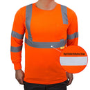 Class 3 High Vis Reflective Long Sleeve Safety Shirt - L9091,2-New York Hi-Viz Workwear-RK Safety