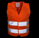 RK Safety Hi Vis Kids Safety Vest - Orange-New York Hi-Viz Workwear-RK Safety