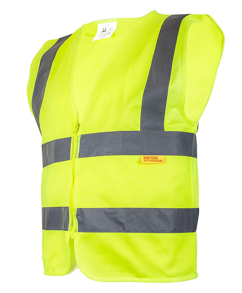 RK Safety High Visibility Safety Vest, ANSI/ ISEA Standard - Z7411&Z7412(Orange, Lime)-New York Hi-Viz Workwear-RK Safety