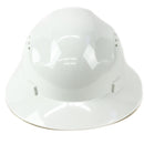 RK Safety RK-HP24-WH White Hard Hat Brim Style with 4 Point Ratchet Suspension-RK Safety-RK Safety