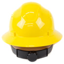 RK Safety RK-HP24-YE Yellow Hard Hat Brim Style with 4 Point Ratchet Suspension-RK Safety-RK Safety