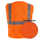 Class 2 High Vis Safety Vest with Reflective Strips - M8511& M8512 (Orange, Lime)-New York Hi-Viz Workwear-RK Safety